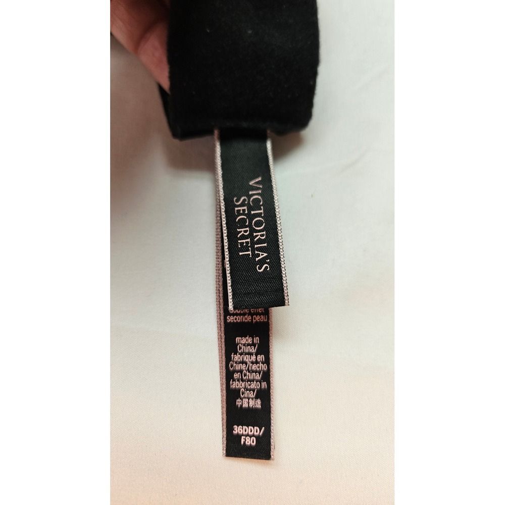 Victorias Secret Black Wireless T-Shirt Bra Smooth Padded 36DDD F80 - Picture 3 of 4